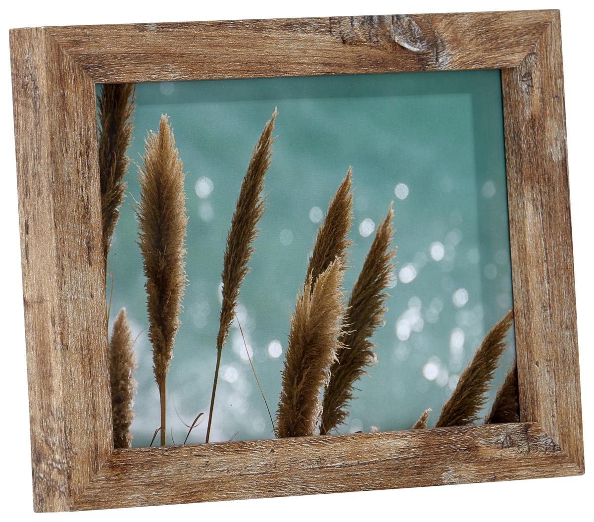 Bilderrahmen 13x18 cm Carla Holz Naturfarben, 15,6x21,1 cm - Nussbaumfarben, Basics, Glas/Holz (15,6/21,1/2cm) - Luca Bessoni