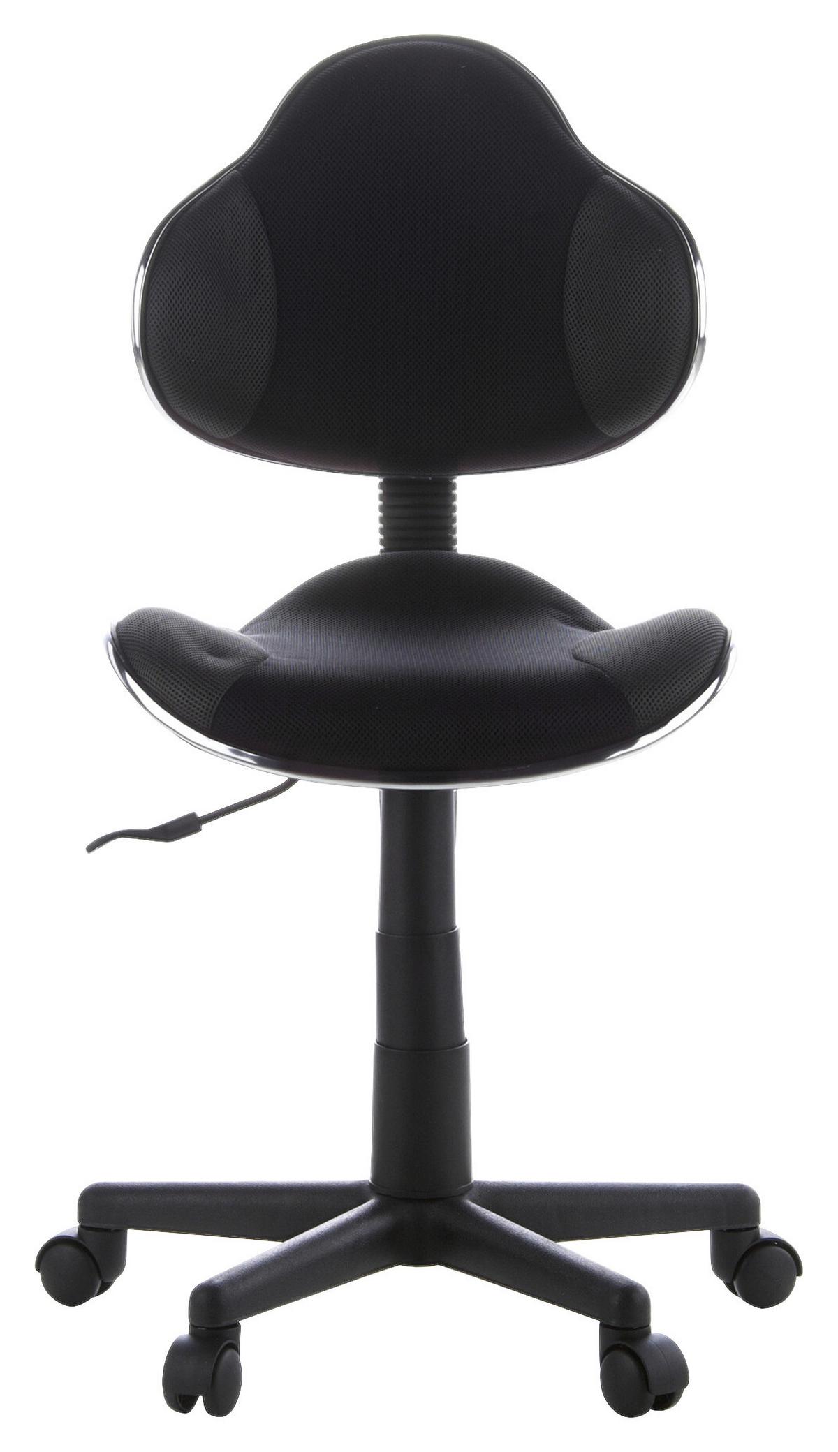 Jugenddrehstuhl Kiddy Gti 2 Grau/Schwarz - Schwarz/Grau, Basics, Kunststoff (45/86-101/42cm) - MID.YOU
