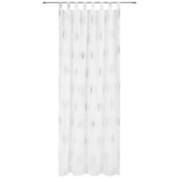 Vorhang mit Schlaufen und Band Julia 140x255 cm Weiß - Weiß, MODERN, Textil (140/255cm) - Luca Bessoni