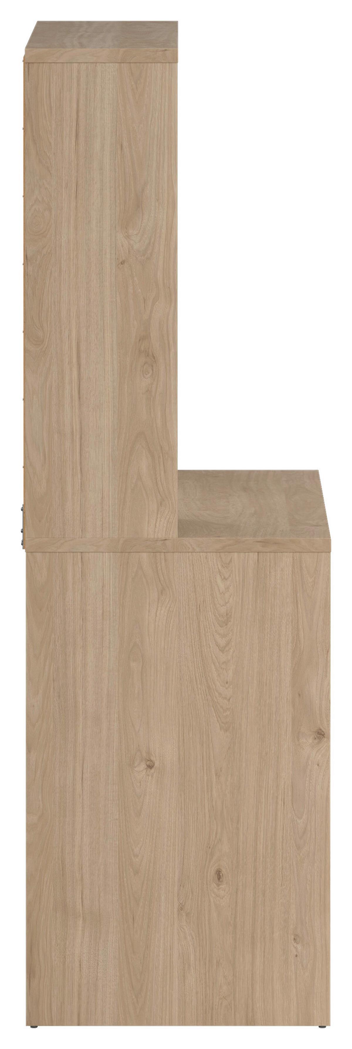 Schreibtisch Function Plus Eichefarben, L: 149 cm - Eichefarben, MODERN, Holzwerkstoff (149/48,2/156,2cm) - P & B