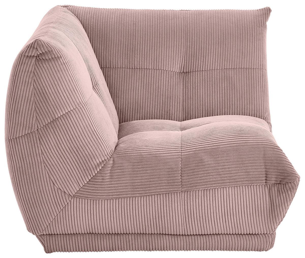 Modul Sofa Giselle Ecke B: 105 Cm Cord Altrosa - Altrosa, Trend, Textil (105/80/105cm) - Livetastic
