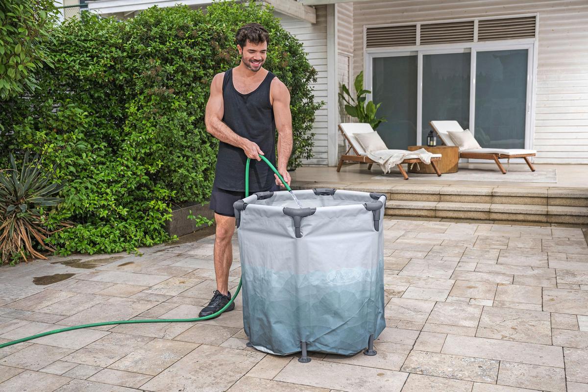 Eisbad Lennard - Blau/Grau, KONVENTIONELL, Kunststoff/Metall (90/80cm) - Bestway