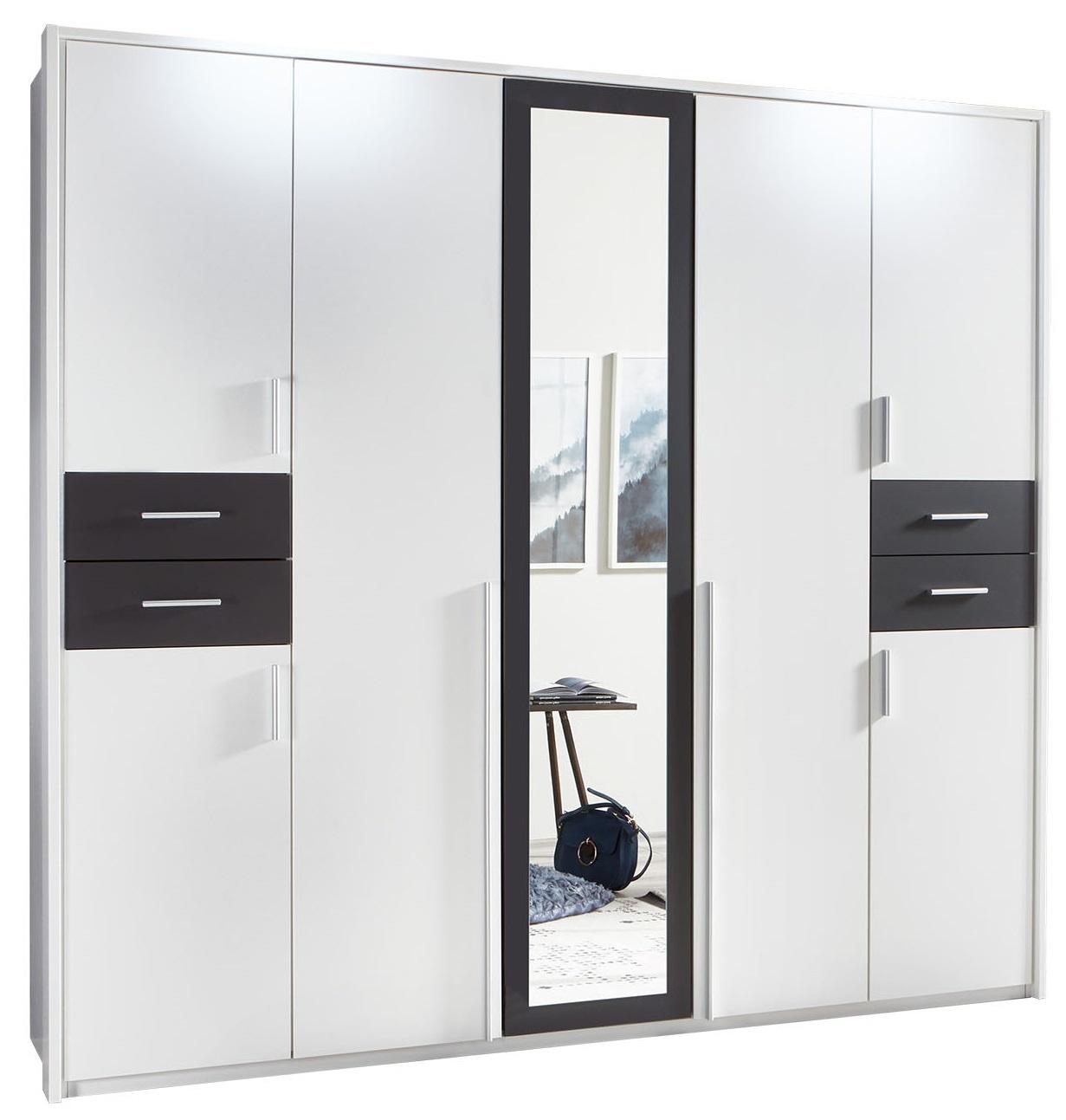 MID.YOU Drehtürenschrank in Weiß