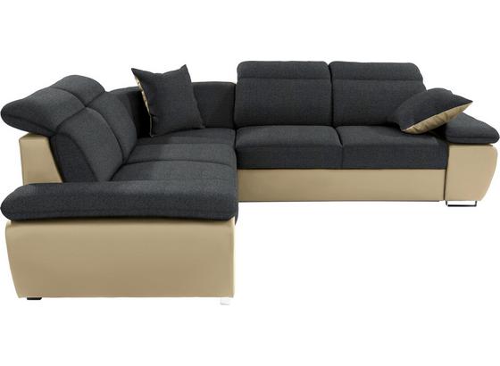 Sedací Souprava Logan - tmavě šedá/hnědá, Moderní, kov/dřevo (270/270cm) - OMBRA Sedací Souprava Logan - tmavě šedá/hnědá, Moderní, kov/dřevo (270/270cm) - OMBRA