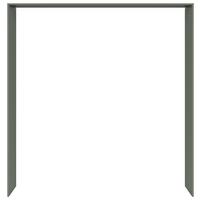 Paspartový rám, š.214 cm, dekor Smoke zelená - tmavozelená, Basics, kompozitné drevo (213,7/222,7/58,5cm) - Visiona