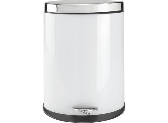 Nášlapný Kôš Carmen - čierna/biela, Moderný, kov/plast (34/43,7/25cm) - Mömax modern living Nášlapný Kôš Carmen - čierna/biela, Moderný, kov/plast (34/43,7/25cm) - Mömax modern living