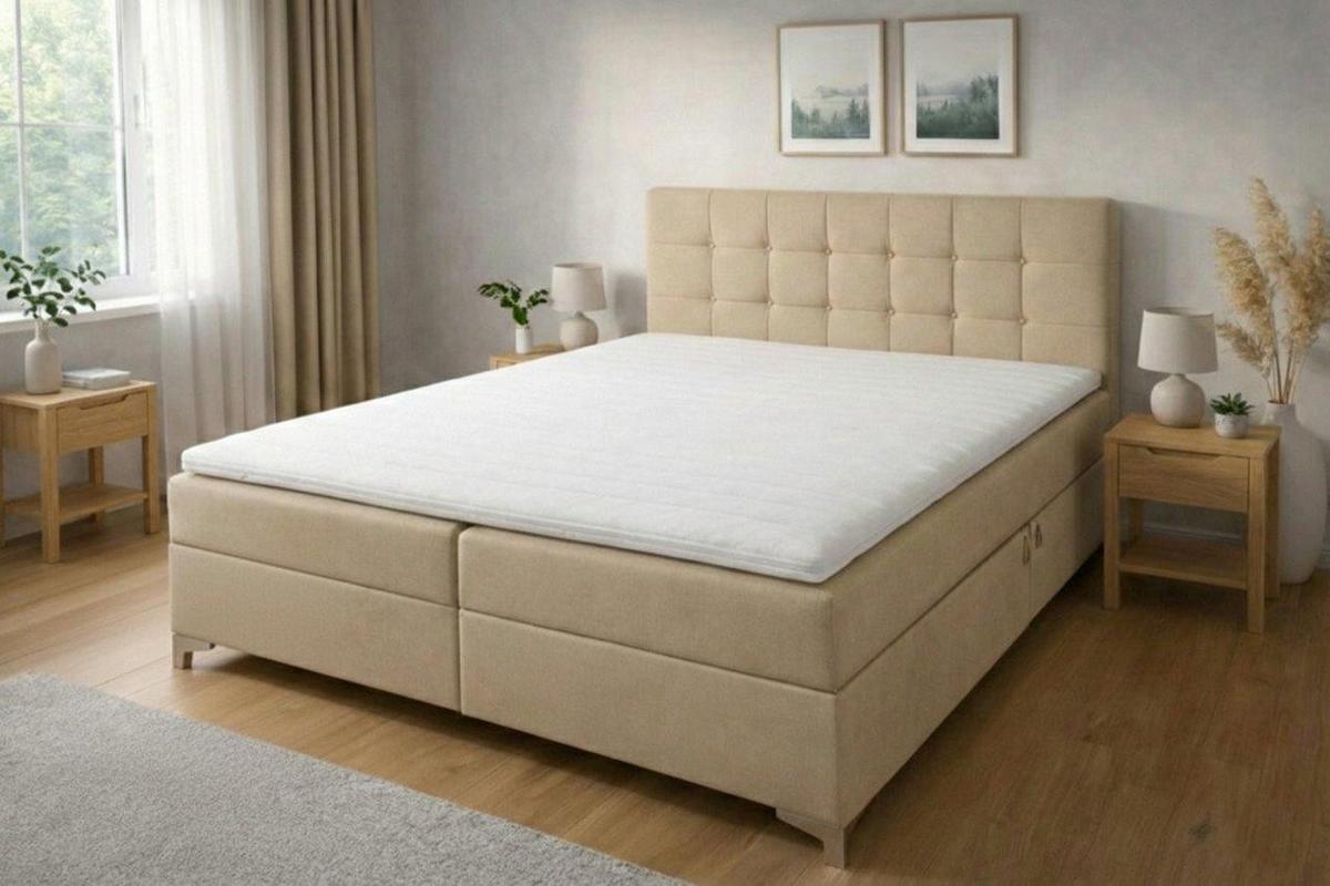 Kárpitozott Ágy Jasmine 160/200cm - Modern (160/200cm)