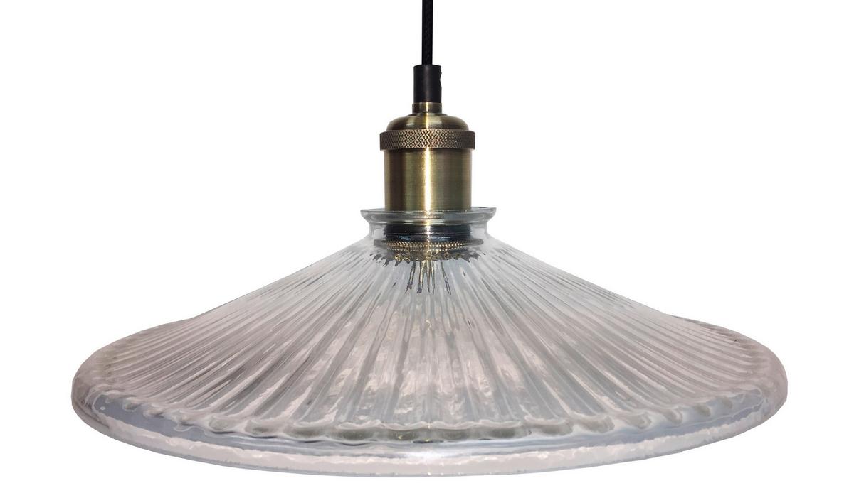 Pendelleuchte 50101272 Chester - Schwarz, KONVENTIONELL, Glas/Metall (30/30/90cm)