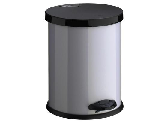Treteimer Uni - Silberfarben/Schwarz, Basics, Kunststoff/Metall (26/32,5cm) Treteimer Uni - Silberfarben/Schwarz, Basics, Kunststoff/Metall (26/32,5cm)