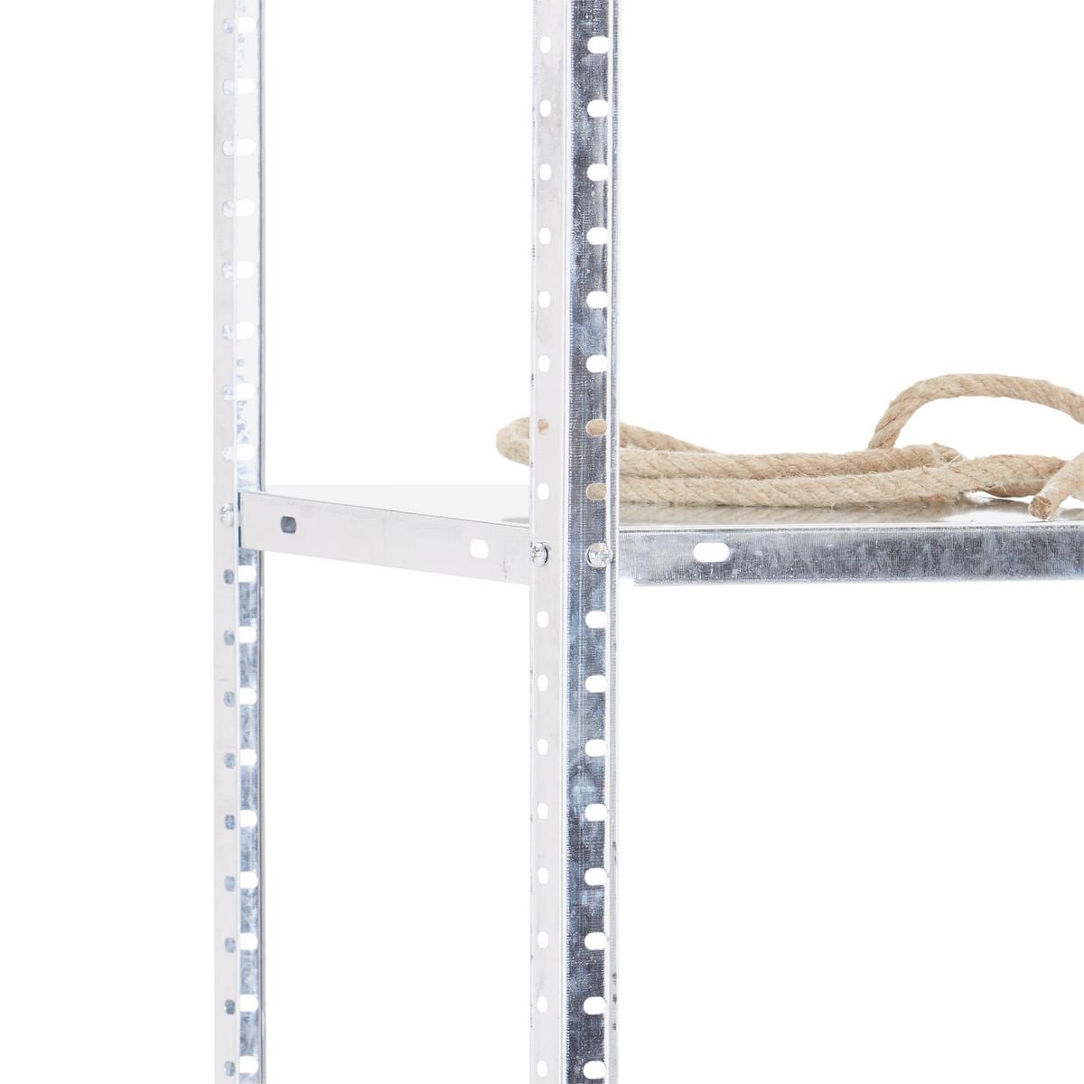Schraubregal Carbonstahl 75x150x30 Cm 40kg/boden - Silberfarben, MODERN, Metall (75/150/30cm) - Homezone