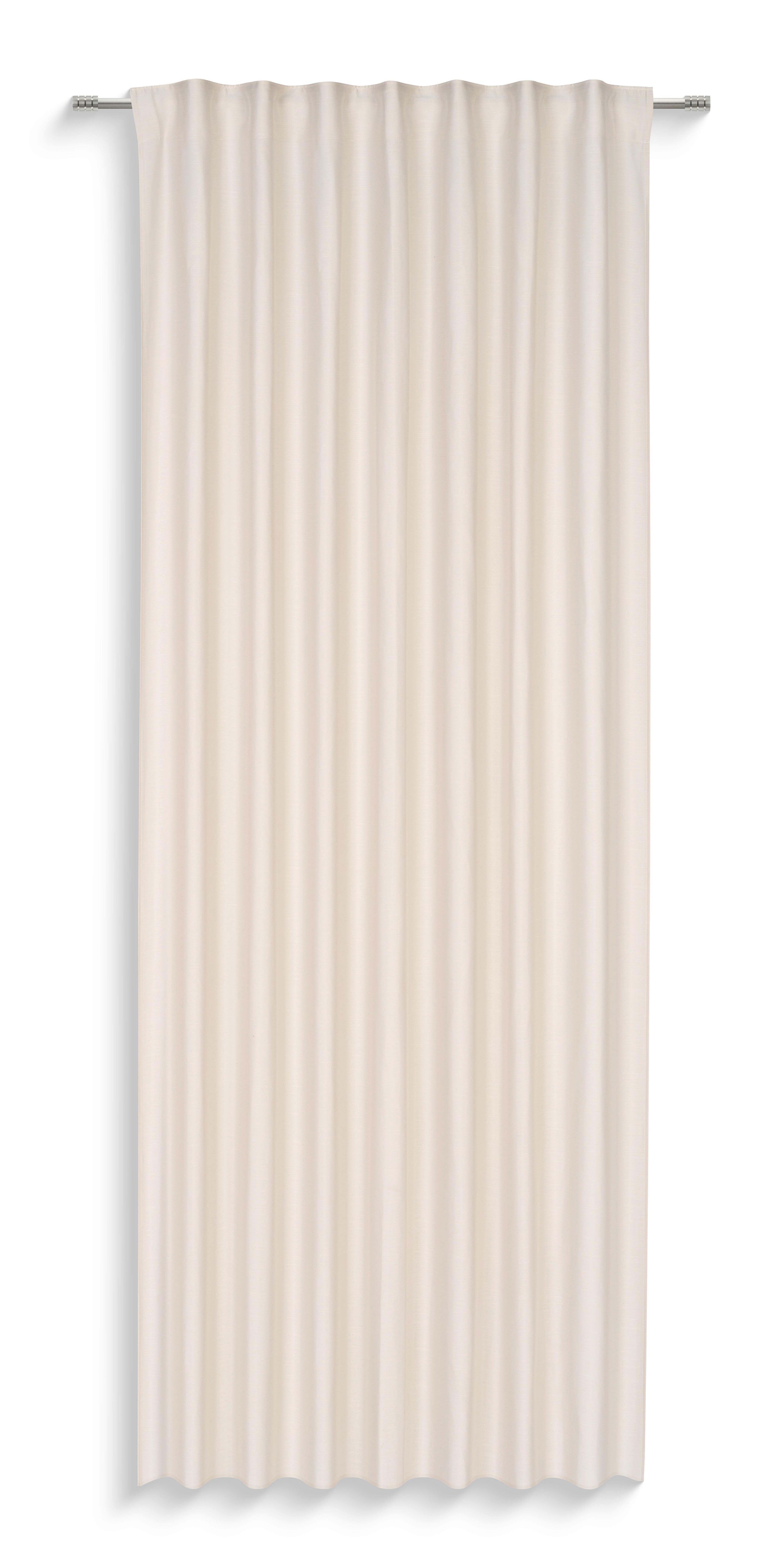 FERTIGVORHANG MELINA - Weiß, MODERN, Textil (140/245cm) - Luca Bessoni