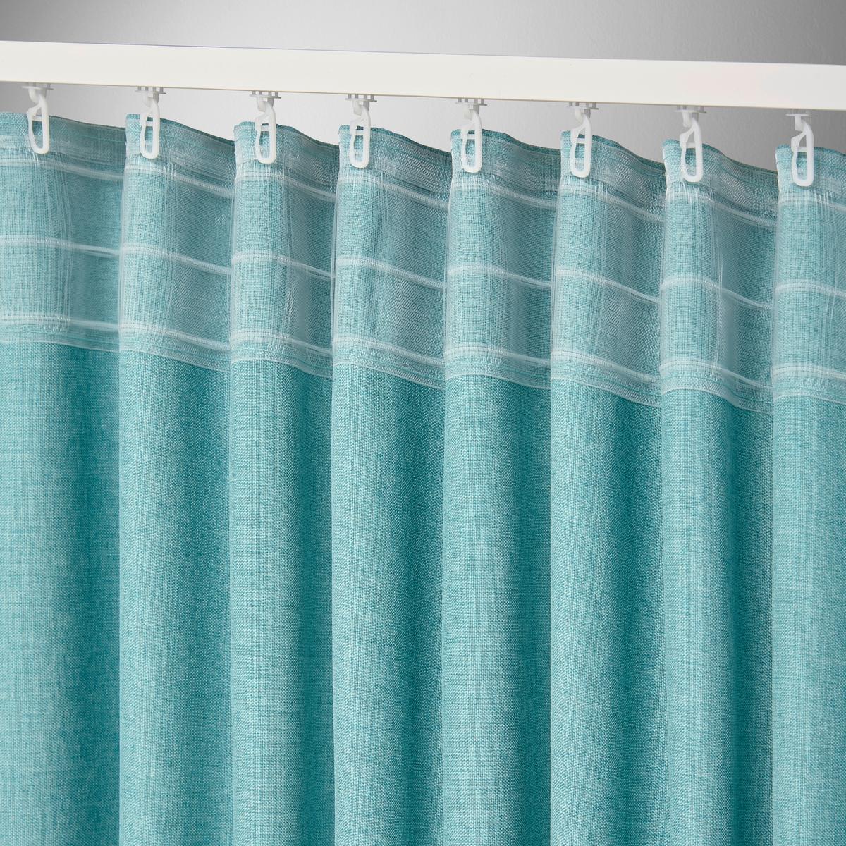 HOTOVÝ ZÁVĚS ULRICH -EXT- -TOP- - světle modrá, textil (135/245cm) - Modern Living