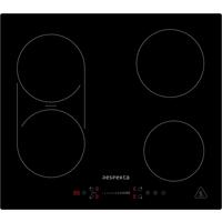 Herdset Schwarz B: 59,5 cm - Schwarz, Basics, Glas/Metall (59,5/65,4/52,1cm) - Respekta