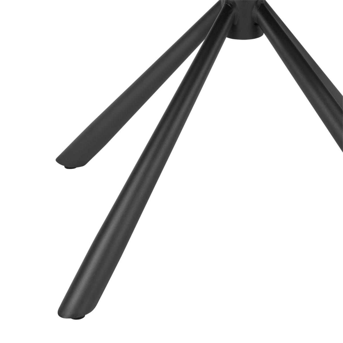 Židle s područkami Eileen, otočná, červená - černá/červená, Moderní, kov/textil (63/86/66cm) - Mömax