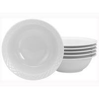 Müslischalenset Polo Weiss Porzellan, 6-teilig - Weiß, Basics, Keramik (17,5cm) - Creatable