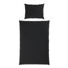 Bettwäsche 140x200 Cm Lydia Satin, Schwarz - Schwarz, MODERN, Textil - Luca Bessoni