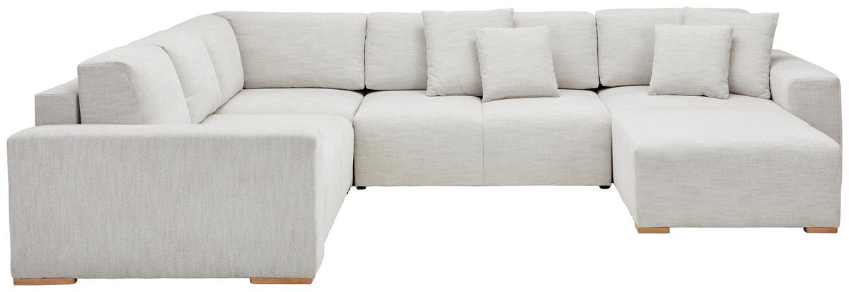 Wohnlandschaft Vouge Beige U: 283x371x208 Cm - Beige/Buchefarben, KONVENTIONELL, Textil (283/371/208cm) - Livetastic