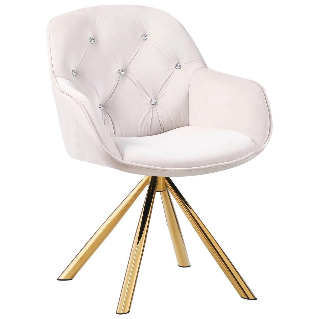 Armlehnstuhl Marilyn Beige Sitzfl. 360° drehbar, B: 62 cm