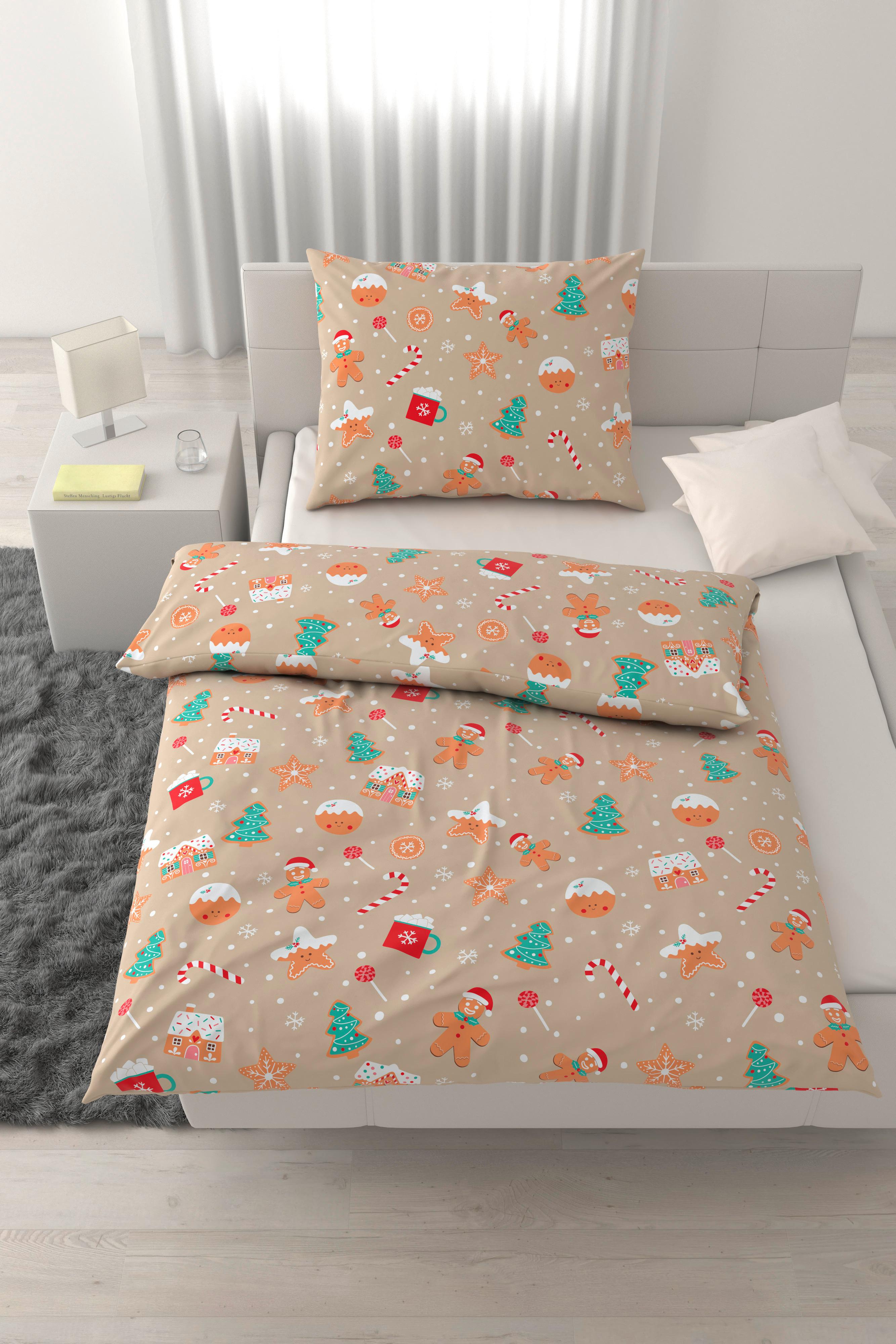 POSTEĽNÁ BIELIZEŇ LEBKUCHEN - viacfarebná, textil (140/200cm) - Mömax