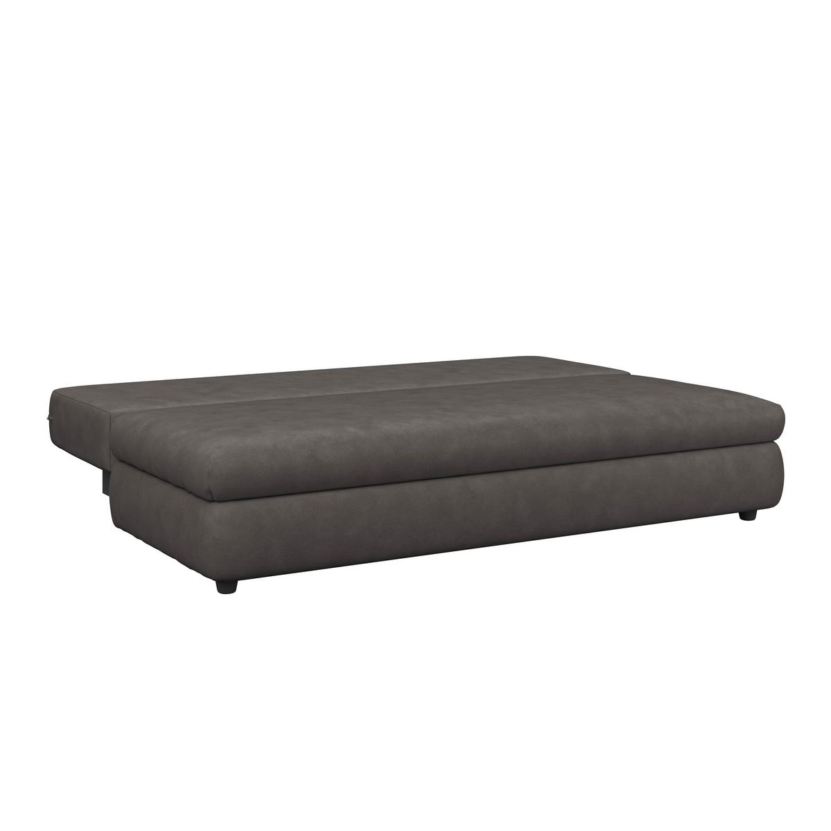 Schlafsofa Oslo Goldbraun, Lf: 200x140 cm - Goldbraun/Goldfarben, Trend, Holz/Kunststoff (205/72/100cm)
