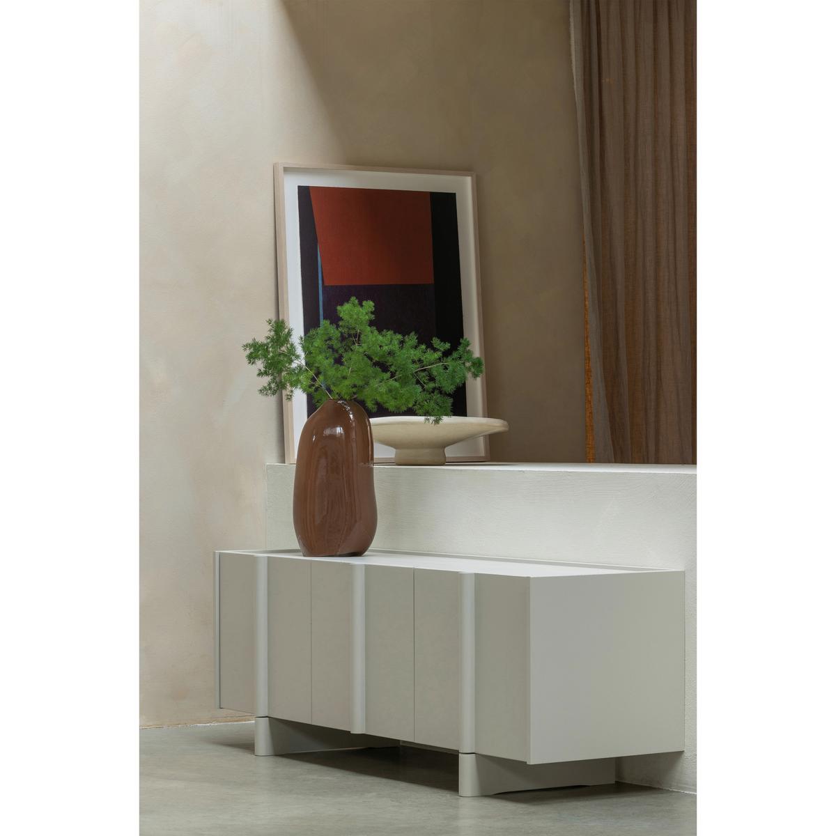LOWBOARD Basu Grau B: 152cm - Grau, Design, Holz (152/53/46cm) - Livetastic
