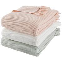 Deka Susa, 140/180cm, šedobílá - biela, Modern, textil (140/180cm) - Modern Living