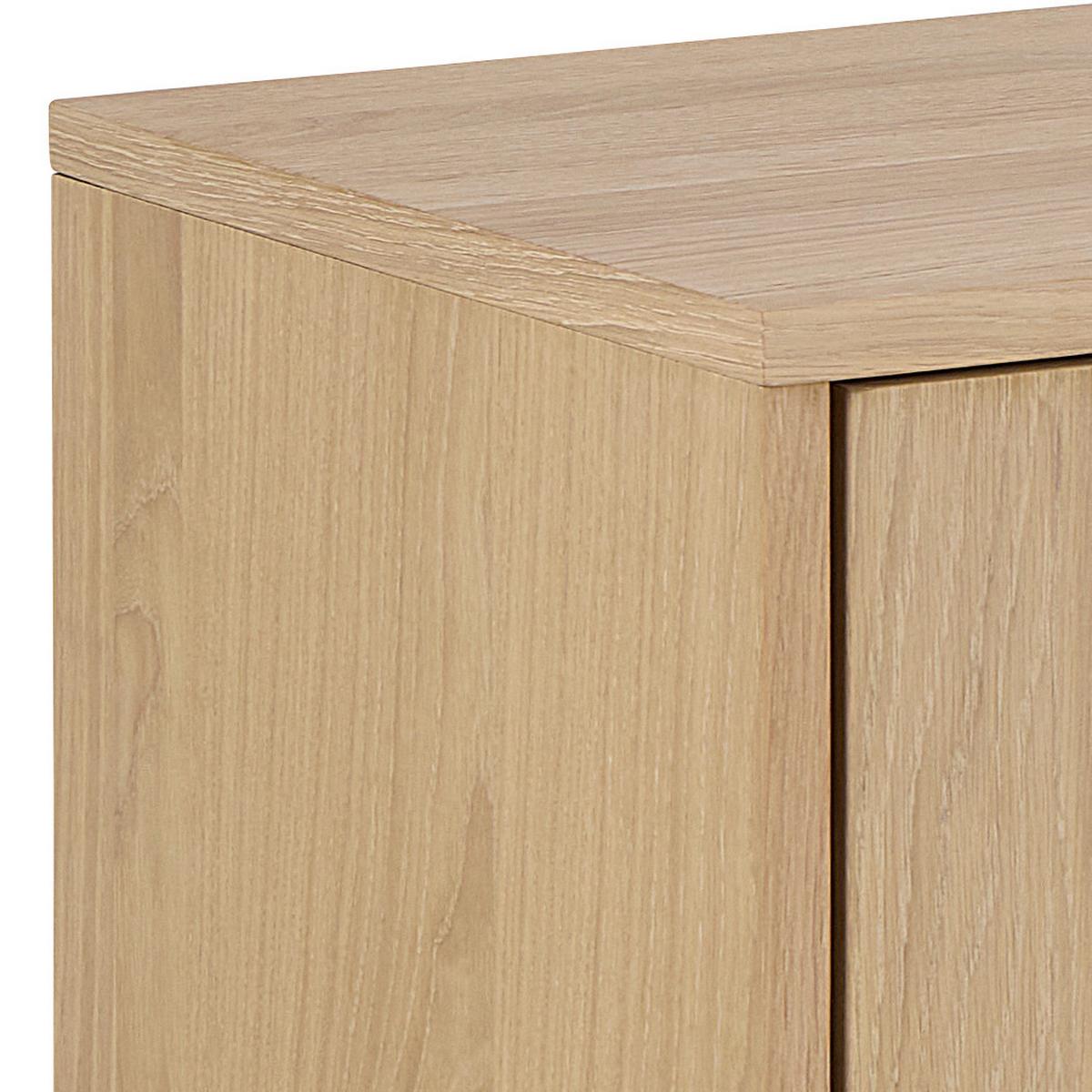 PRÍBORNÍK MARTE - biela/farba duba, Design, kompozitné drevo (180/75/40cm) - MID.YOU