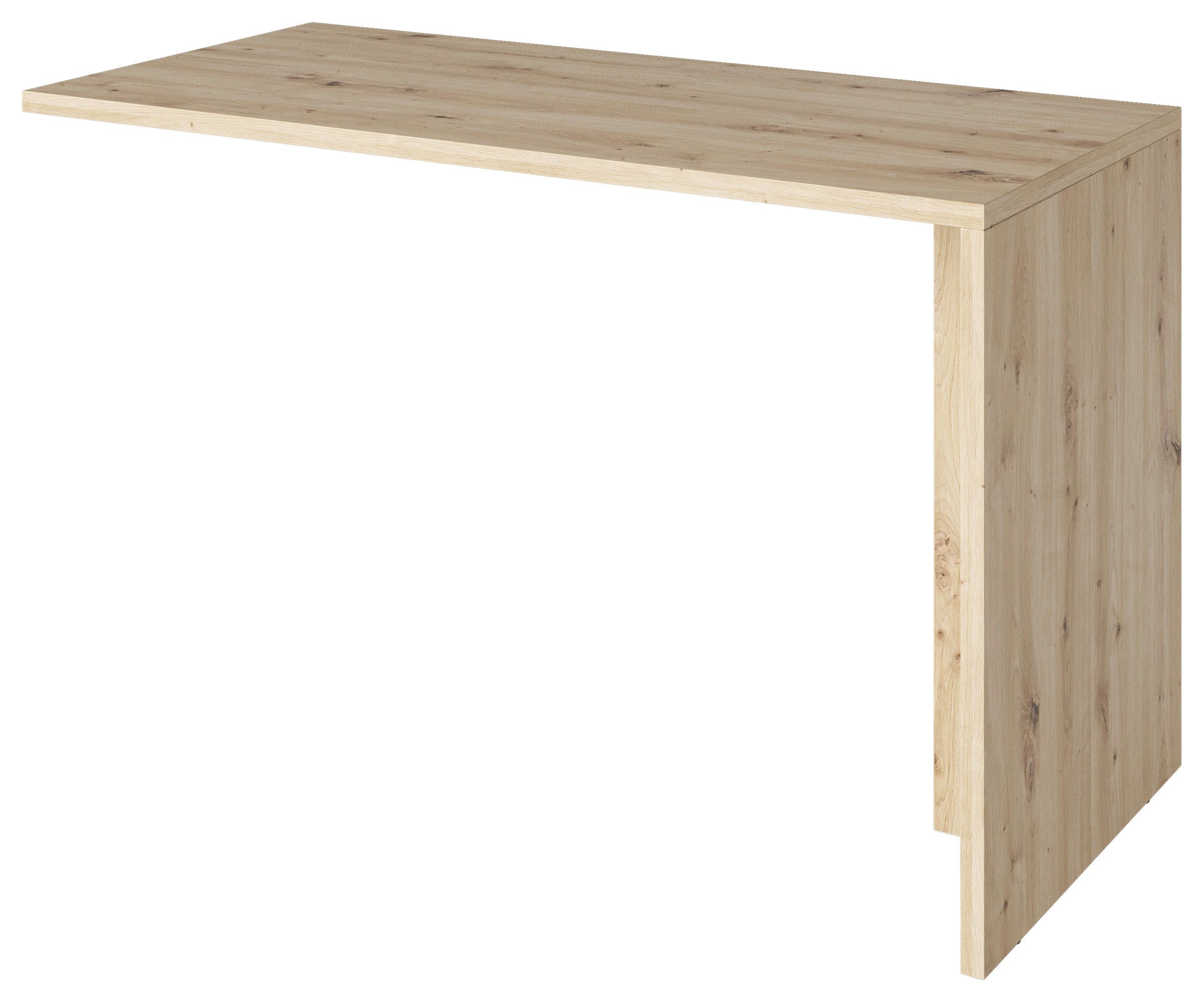 Schreibtisch Fortuna - Eichefarben, Basics, Holzwerkstoff (120/58/75cm) - MID.YOU