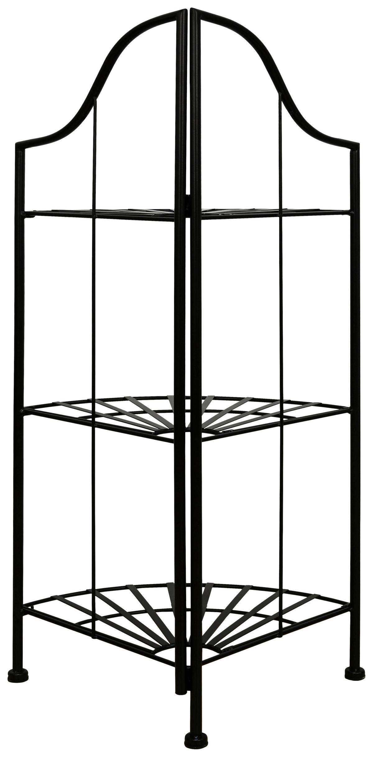 Regal Nadim Schwarz B: 30 Cm - Schwarz, Trend, Metall (30/100/30cm)