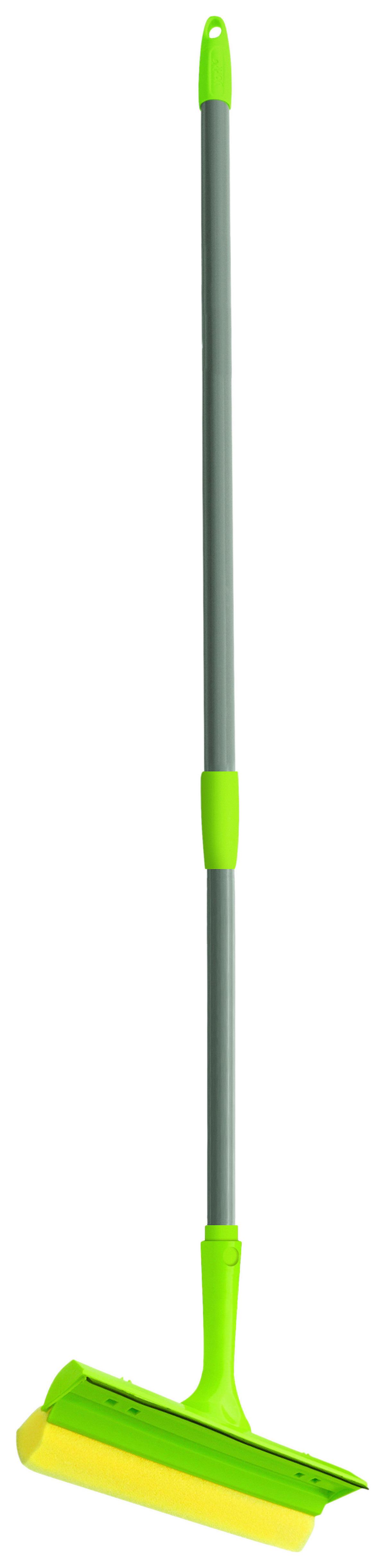 Ablaklehúzó York - világoszöld/sötétszürke, műanyag/fém (21/140/9cm)