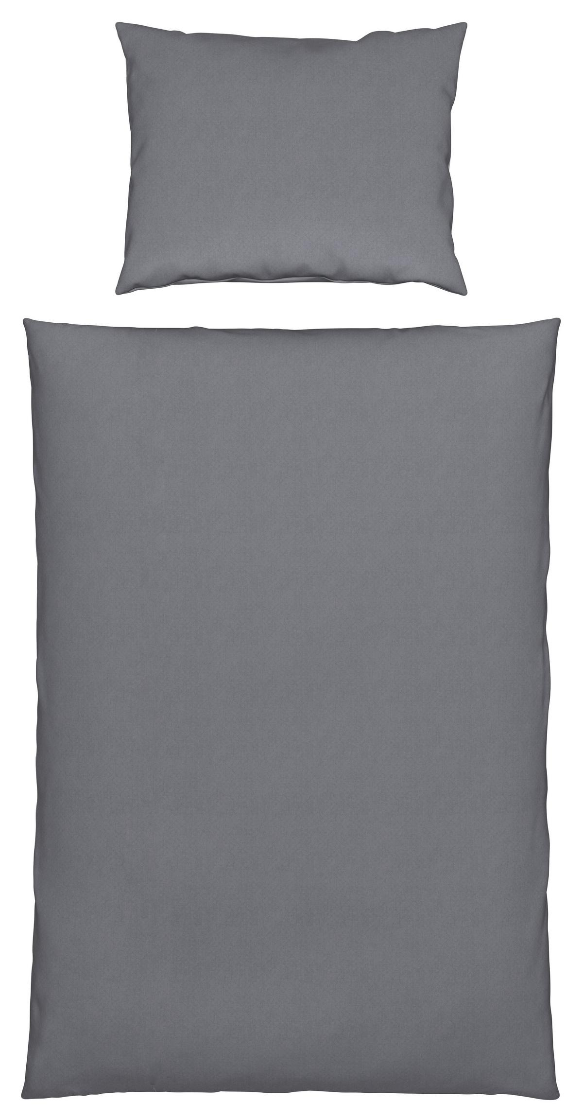 Posteľná bielizeň Charlene Wende, 70/90 140/200 - sivá/svetlosivá, Konventionell, textil (140/200cm) - Modern Living