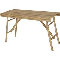 Gartentisch Bambus L 118 cm - Naturfarben, Basics, Holz (118/73/56cm)
