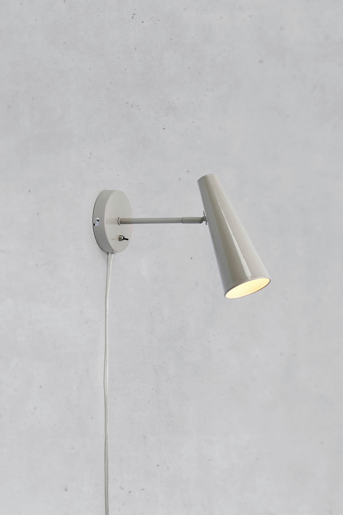 Wandleuchte Markslöjd Peak Wall 1l Greige - Greige, Design, Metall (23/12/29cm) - Markslöjd