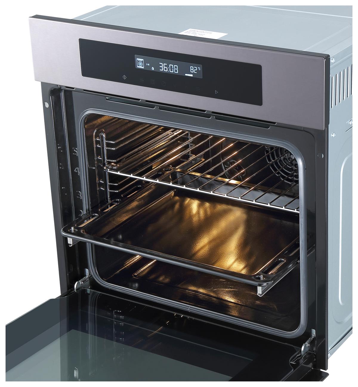 Einbauherd-Set B: 59,5 cm Elektro-Glaskeramik/ Induktion - Schwarz, Trend, Glas/Kunststoff (59,5/59,5/57,5cm) - Respekta