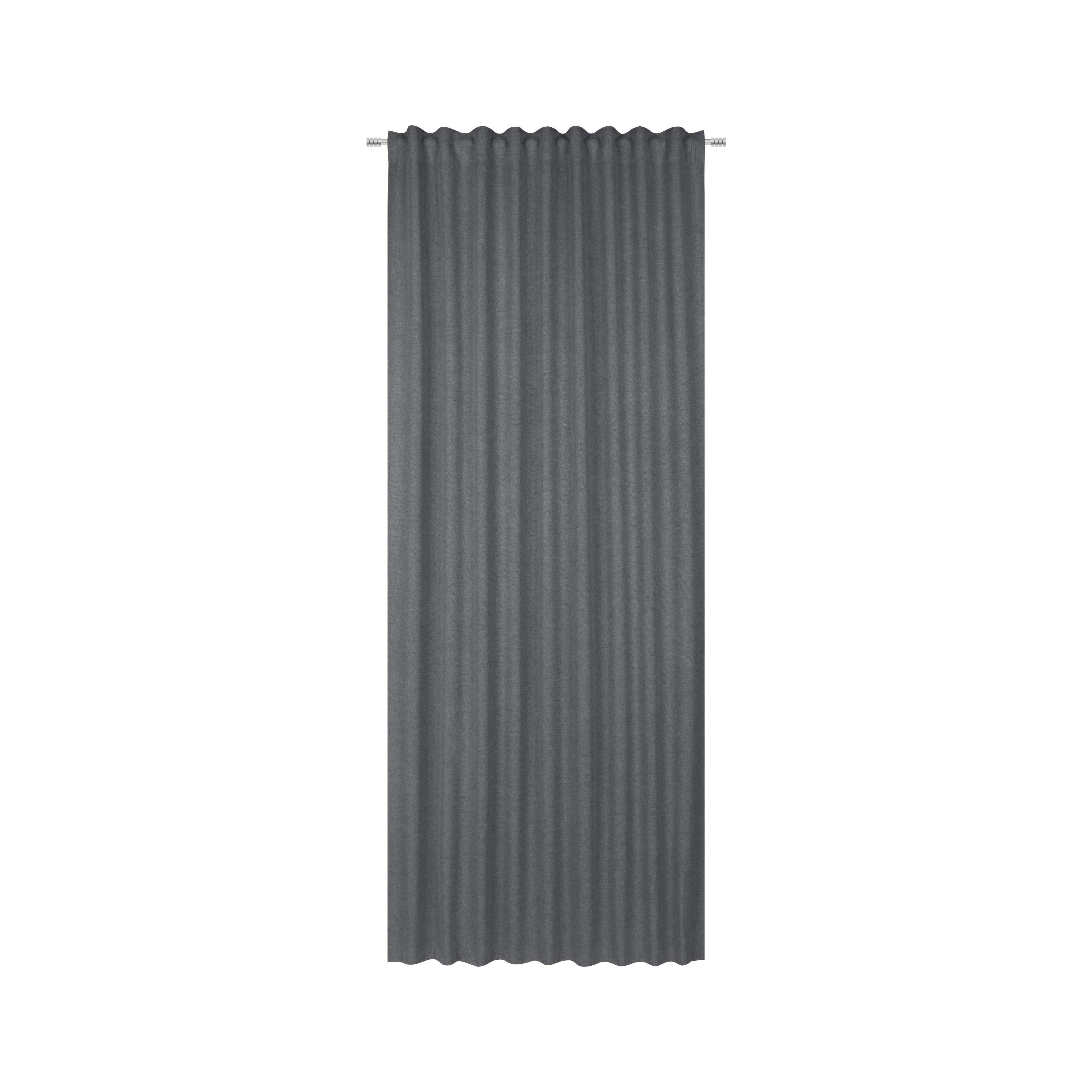 Hotový Závěs Ulrich, 135/245cm, Antracit - antracitová, textil (135/245cm) - Modern Living