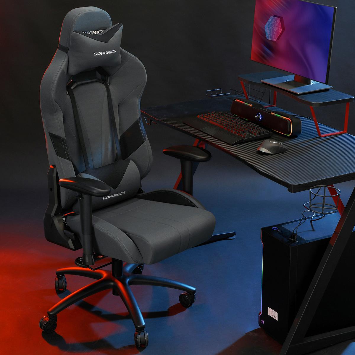 Chefsessel Schwarz, Dunkelgrau B: 71cm - Dunkelgrau/Schwarz, Basics, Kunststoff/Textil (71/129/70cm)