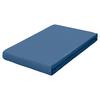 Topper-Spannleintuch Pure Topper - Blau, Basics, Textil (90-100/190-220cm) - Schlafgut