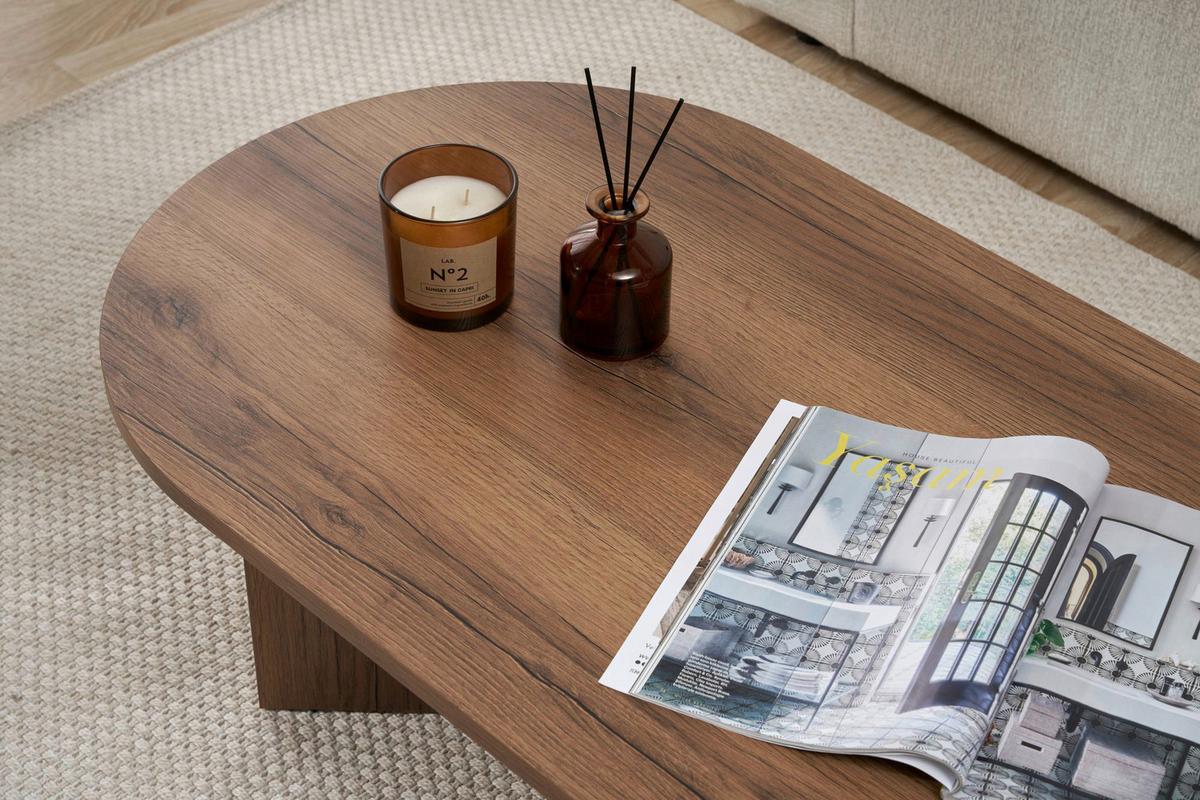 Couchtisch Sable Walnussfarben B: 119cm - Walnussfarben, Design, Holzwerkstoff (119/40/60cm) - MID.YOU
