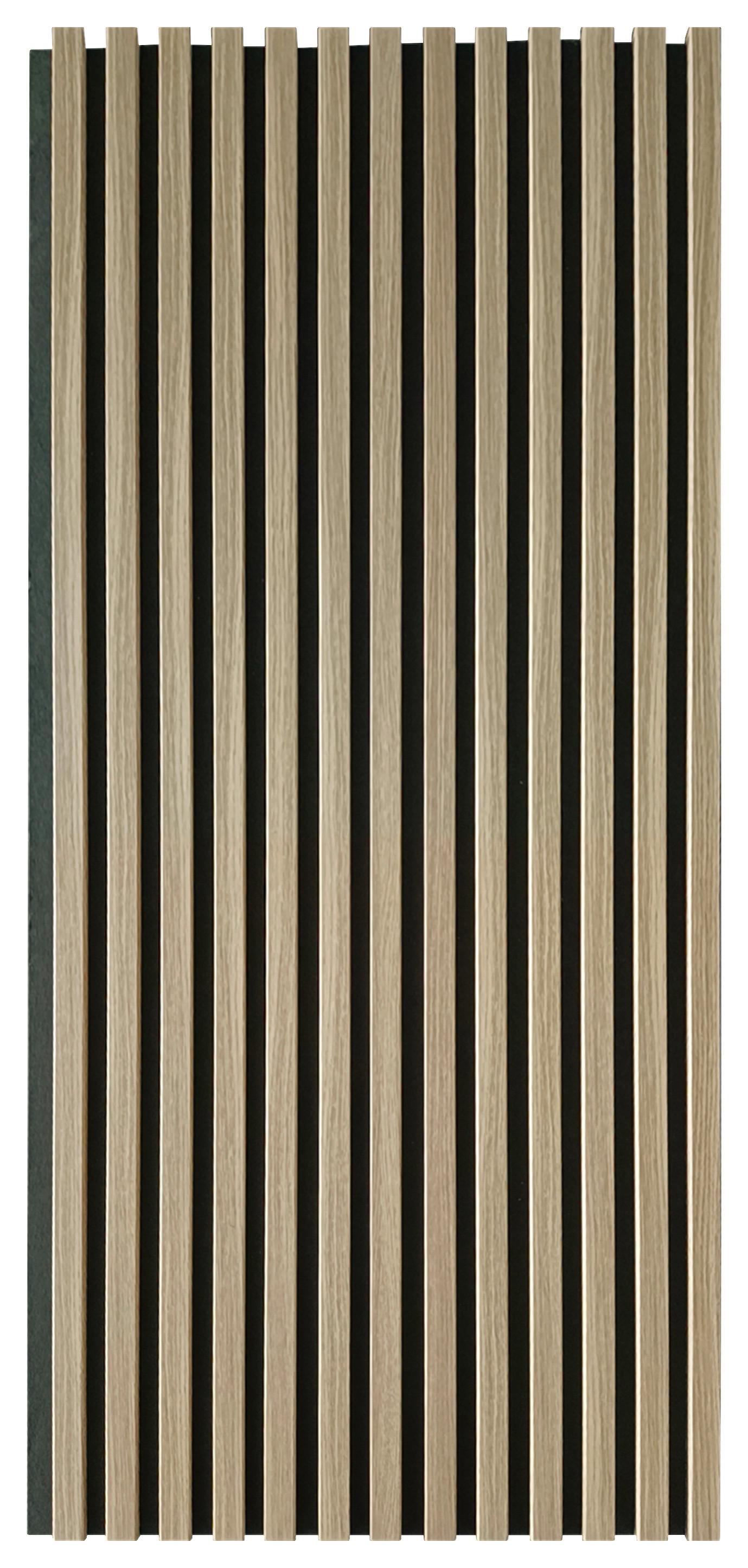 Akustikpaneel Graz, L: 120 cm Artisan Eiche Dekor/Schwarz - Eiche Artisan, MODERN, Holzwerkstoff/Kunststoff (120/60/0,09cm)