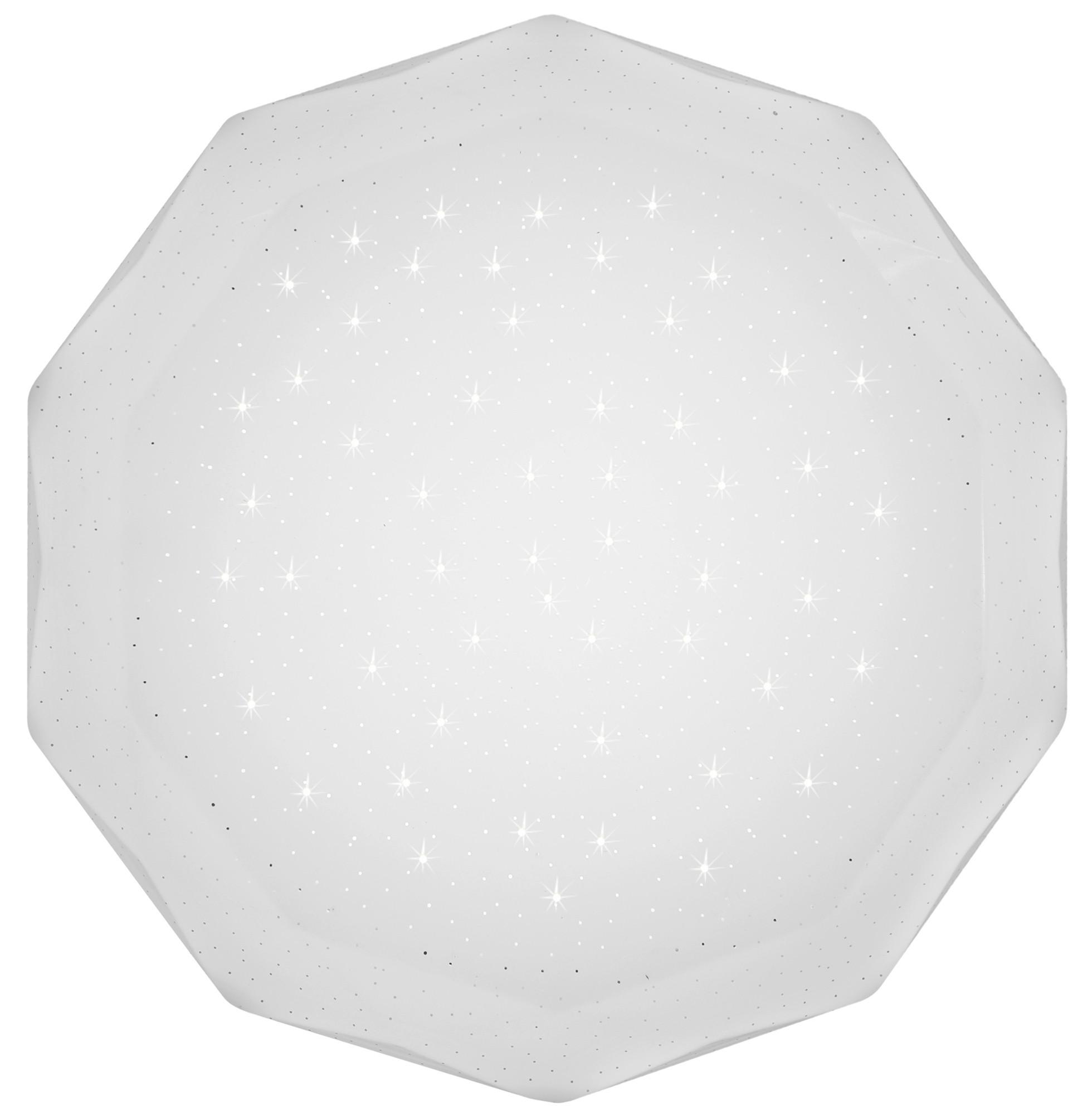 Led-deckenleuchte 13-62079 - Weiß, Basics, Metall (34/34/9cm)