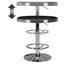 Bartisch American Diner D: 60cm Schwarz - Silberfarben/Schwarz, MODERN, Holzwerkstoff/Textil (60/60/68cm) - Livetastic Bartisch American Diner D: 60cm Schwarz - Silberfarben/Schwarz, MODERN, Holzwerkstoff/Textil (60/60/68cm) - Livetastic
