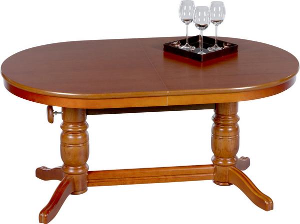 Höhenverstellbarer Couchtisch in Kirschbaumfarben