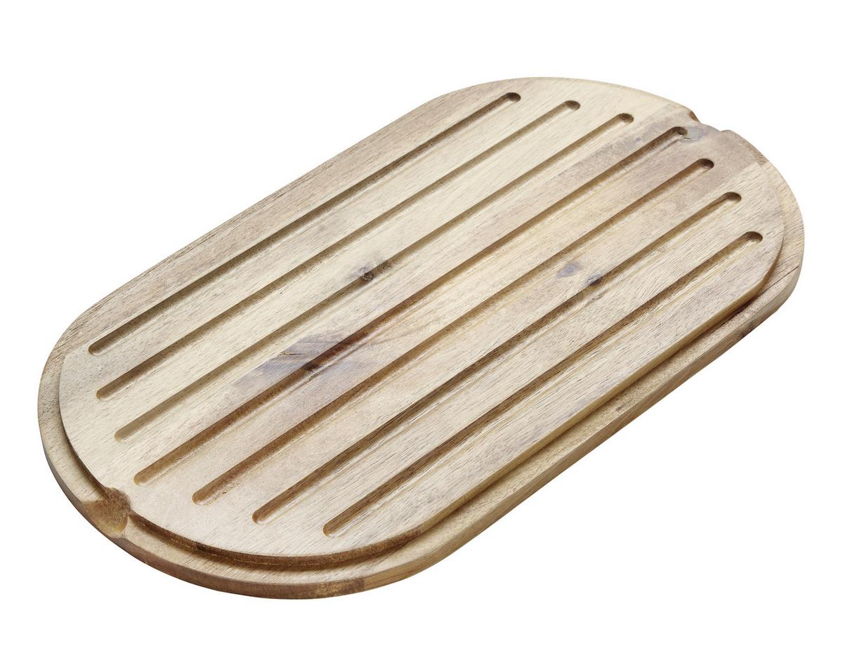 Brotbox Echtwerk Fresh - Schwarz/Akaziefarben, Trend, Holz/Kunststoff (37/21,5/17,2cm) - Echtwerk