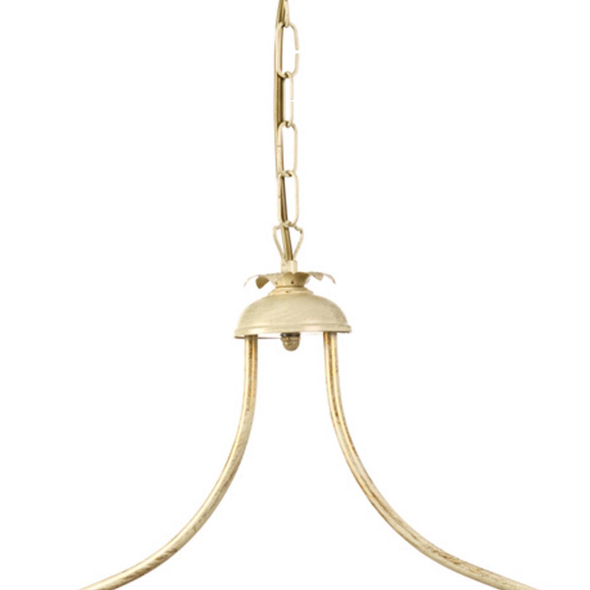 Hängeleuchte Corinne Weiß L: 85 Cm - Weiß, KONVENTIONELL, Metall (85/30/110cm)