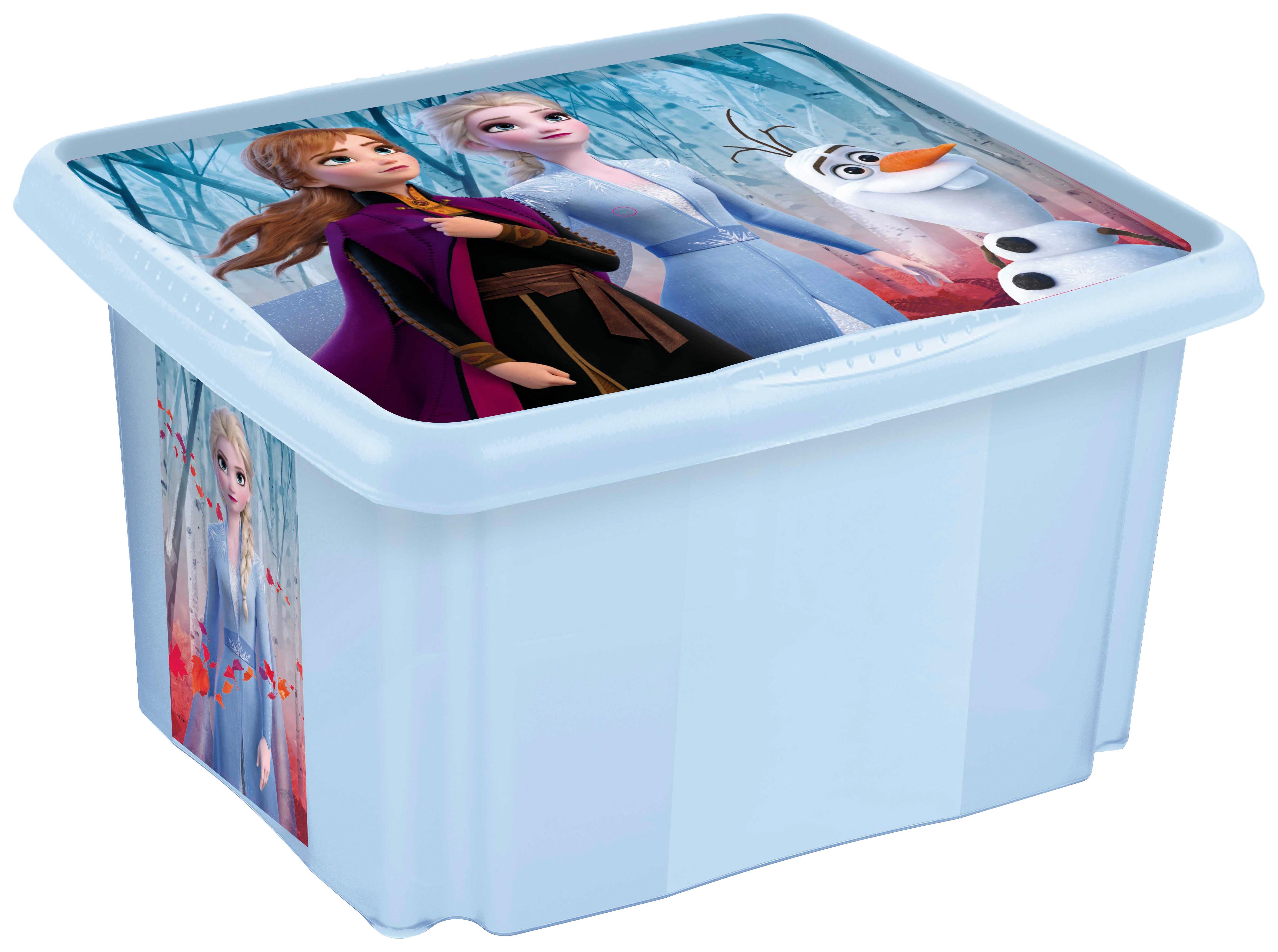 Aufbewahrungsbox Paulina mit Deckel Frozen II 24 L - Hellblau, Basics, Kunststoff (42/35,5/22,5cm)