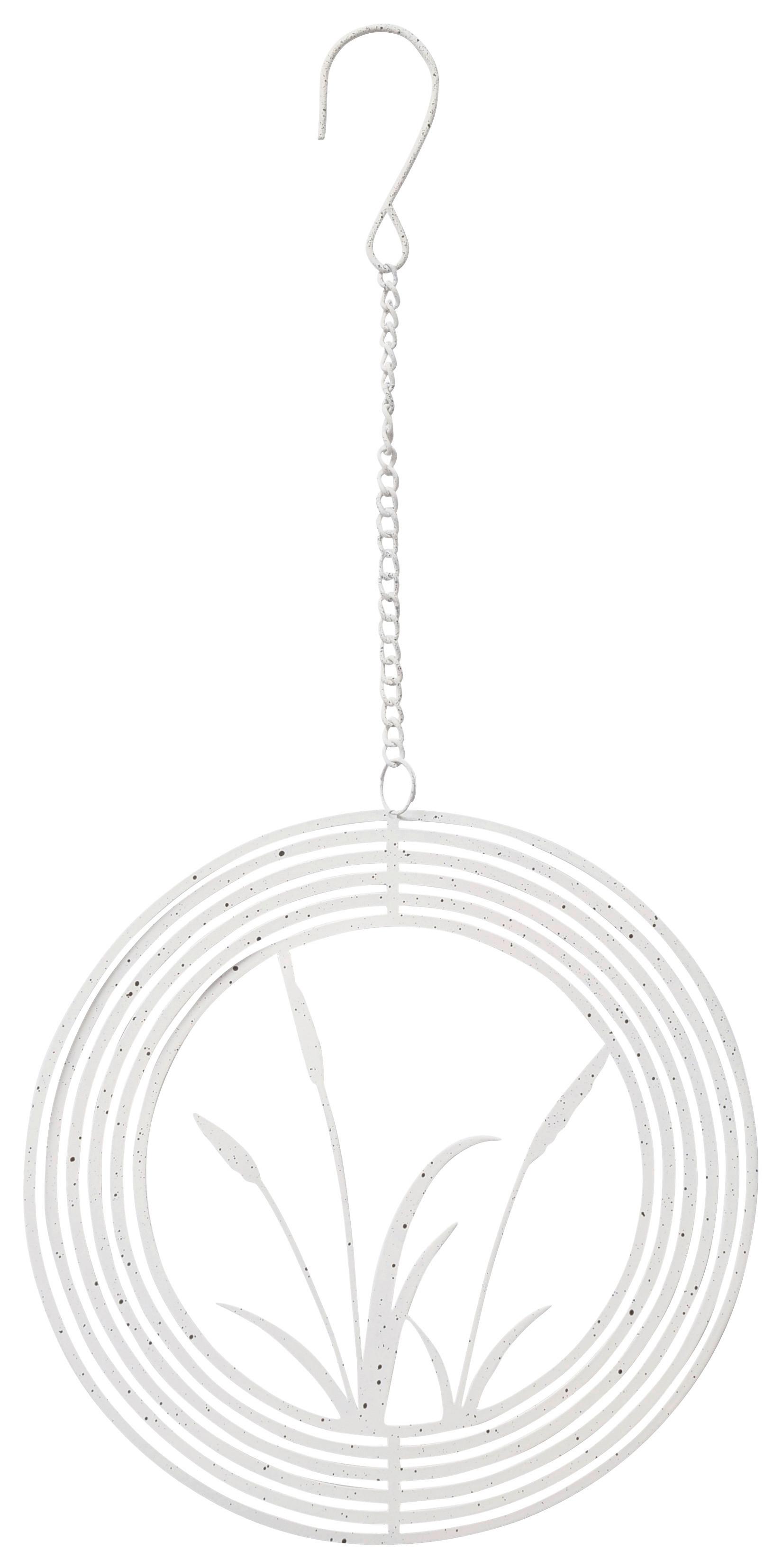 Dekorační ozdoba Bílá - bílá, Konvenční, kov (18/18cm) - Mömax