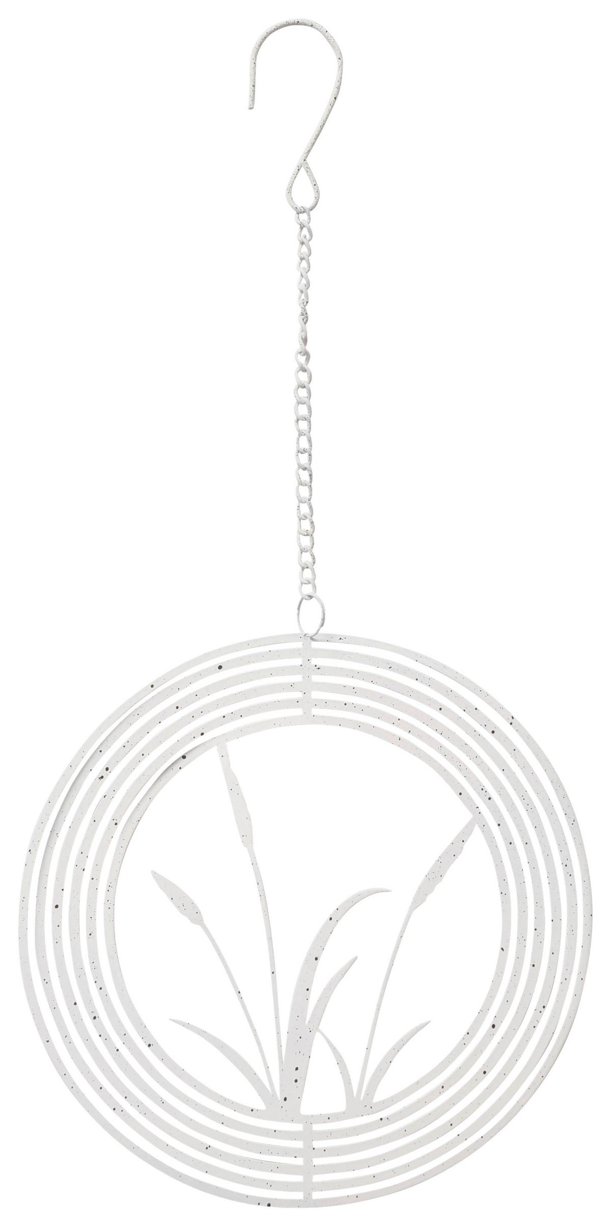 Dekorační ozdoba Bílá - bílá, Konvenční, kov (18/18cm) - Mömax