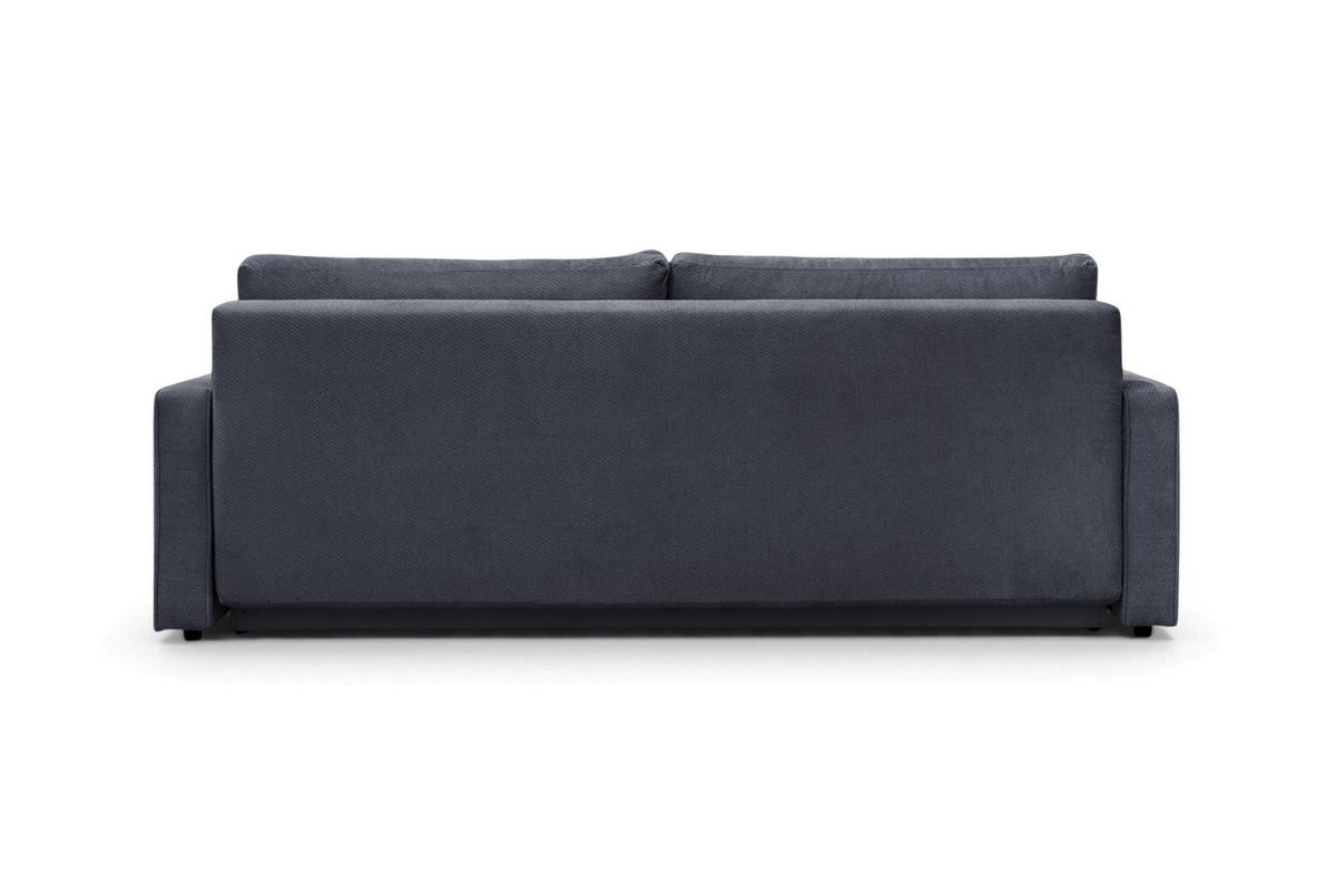 Rozkladacia pohovka NERA, modrá ženilka - modrá, Modern, textil/plast (232/90/100cm)