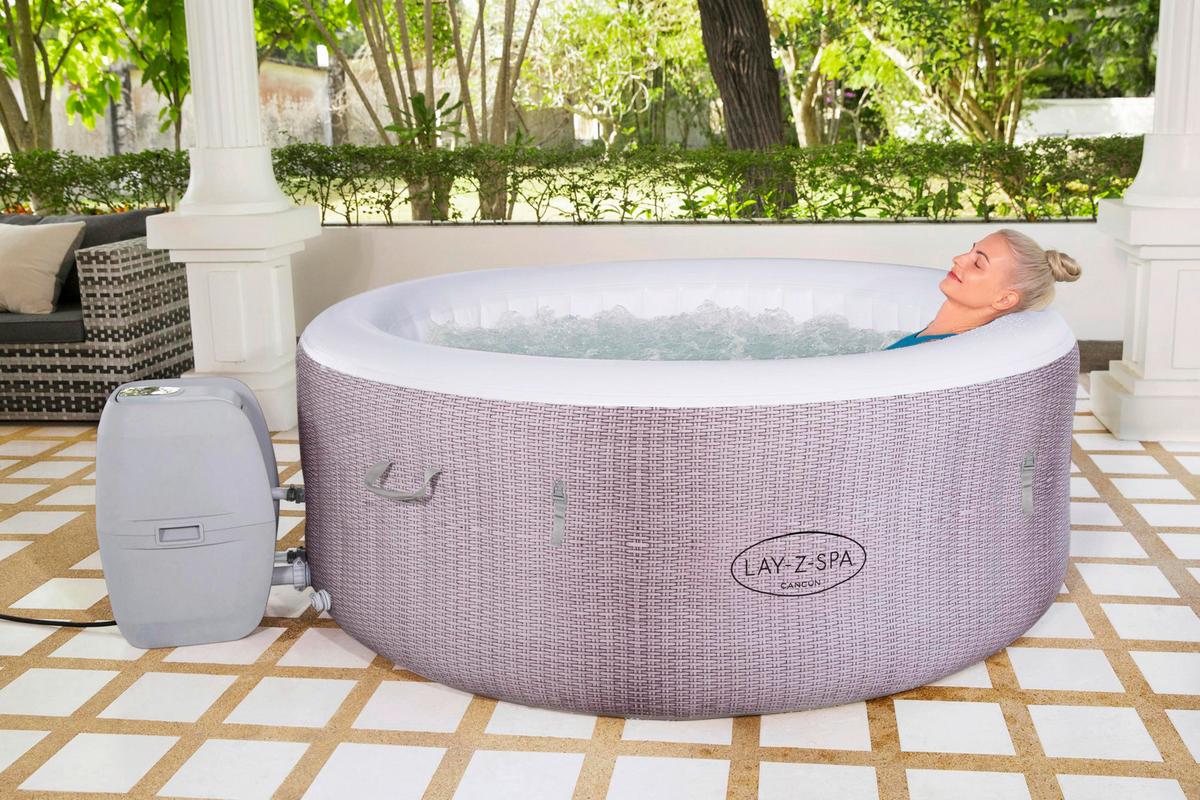 Felfújható Jakuzzi Lay-Z-Spa Kb. 180/66cm - szürke, Modern, műanyag (180/66cm) - Bestway
