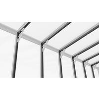 Gewächshaus-Nachrüstsatz Helena 7000 Aluminium - Weiß, Basics, Metall (25/9/263cm)